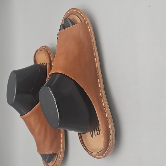 VIBAe Men’s Saint Tropez Leather Sandals Tan Size EU 42 US 9 - Picture 2 of 13